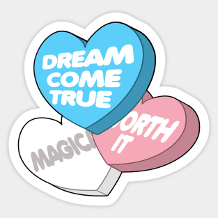 Trans Convo Hearts Sticker